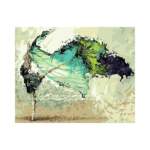 Balerin Çizilmiş Tuval - Görsel 2