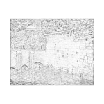 Cami Duvarları Çizilmiş Tuval