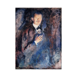 Edvard Munch Yanan Sigaralı Otoportre - Görsel 2