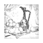 Feyhaman Duran natürmort çizilmiş tuval