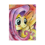 Fluttershy Çizilmiş Tuval - Görsel 2