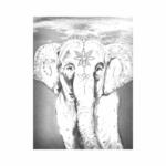 Hint Fili Çizilmiş Tuval - Görsel 1