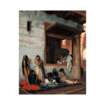 Jean-Leon-Gerome-kole-pazari-cizilmis-tuval Köle Pazarı - Görsel 2