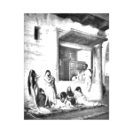 Jean-Leon-Gerome-kole-pazari-cizilmis-tuval-sb Köle Pazarı Çizilmiş Tuval