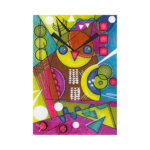 Wassily Kandinsky Baykuş Çizilmiş Tuval - Görsel 2