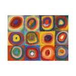 Wassily Kandinsky Bulmaca Çizilmiş Tuval - Görsel 2