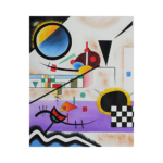 Wassily Kandinsky Karşı Sesler Çizilmiş Tuval - Görsel 2