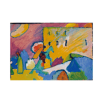 Wassily Kandinsky Şovalye Çizilmiş Tuval - Görsel 2