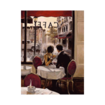 Cafe Çizilmiş Tuval - Görsel 2
