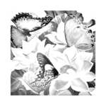 içekler-ve-kelebekler-sb Çiçekler ve Kelebekler Çizilmiş Tuval - Görsel 1