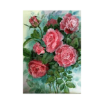 Pembe Güller Çizilmiş Tuval - Görsel 2