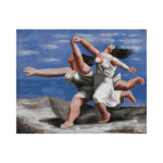 Picasso Sahilde Koşan Kadınlar Çizilmiş Tuval - Görsel 2