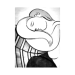 Picasso Sarı Saçlı Kadın - Görsel 1