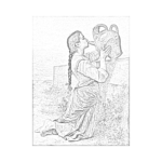 William Adolphe Bouguereau Susuzluk Çizilmiş Tuval