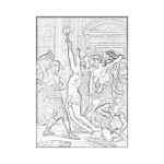 William Adolphe İsa Peygamberin Kırbaçlanması Çizilmiş Tuval - Görsel 1