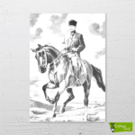 ataturk-at-ustunde-cizilmis-resim-tuvali-2 Atatürk At Üstünde - Görsel 1