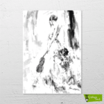 kemanli-kadin-cizilmis-resim-tuvali-2 Kemanlı Kadın - Görsel 1