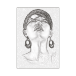 siyah-guzellik-cizilmis-tuval siyah güzellik tuval