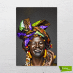 afrika çizilmiş tuval