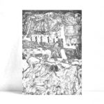 Meadow Church And Houses - Görsel 1