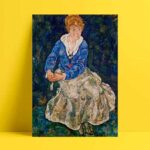 Portrait of the Artist’s Wife Seated - Görsel 2