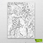 Music Soul cizilmis tuval