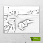 Belleğin Azmi çizilmiş tuval