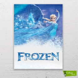 Frozen-çizilmiş tuval-2