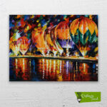 Balloon Park çizilmiş tuval