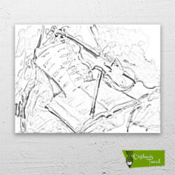 keman-çizilmiş-tuval