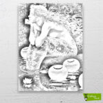 Deniz-kızı-çizilmiş-tuval