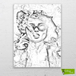 Marla-Singer-cizilmis-tuval