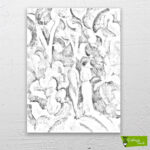 Renkli-ormanda-çift-çizilmiş-tuval