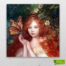 kelebek-ve-genç-kız-cizilmis-tuval1