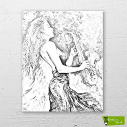 melodi-cizilmis-tuval