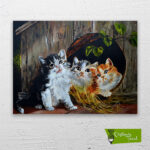 üç-kedi-yavrusu-cizilmis-tuval1