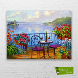 Ada-manzarasında-kutlama-cizilmis-tuval1