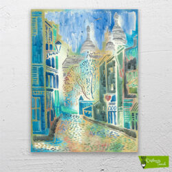 Montmartre'nin-küçük-sokağı-cizilmis-tuval-1