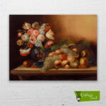 çiçekler-ve-meyveler-cizilmis-tuval-1