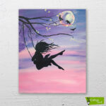 gökyüzündeki-salıncak-cizilmis-tuval-1