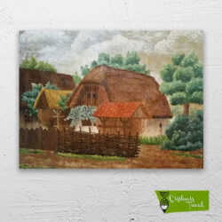 ilkbaharda-köy-evi-cizilmis-tuval-1