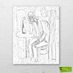 mekanda-oturan-adam-cizilmis-tuval