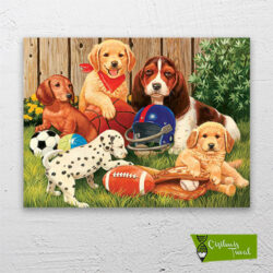 oyuncu-köpekler-cizilmis-tuval1