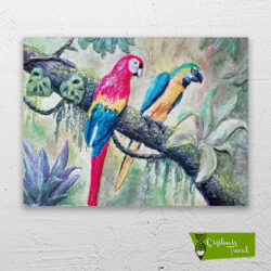 renkli-papağanlar-cizilmis-tuval-1