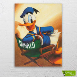 donald-duck-cizilmis-tuval