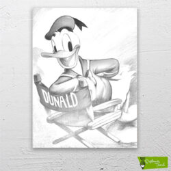donald-duck-cizilmis-tuval