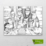 esrarengiz-kasaba-doğumgünü-cizilmis-tuval