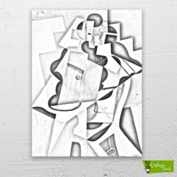 oturan-kadın-cizilmis-tuval