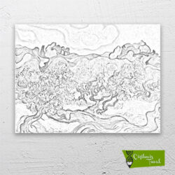 zeytin-ağaçları-cizilmis-tuval