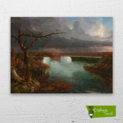 Niagara-Şelaleleri-Niagara-Falls-cizilmis-tuval